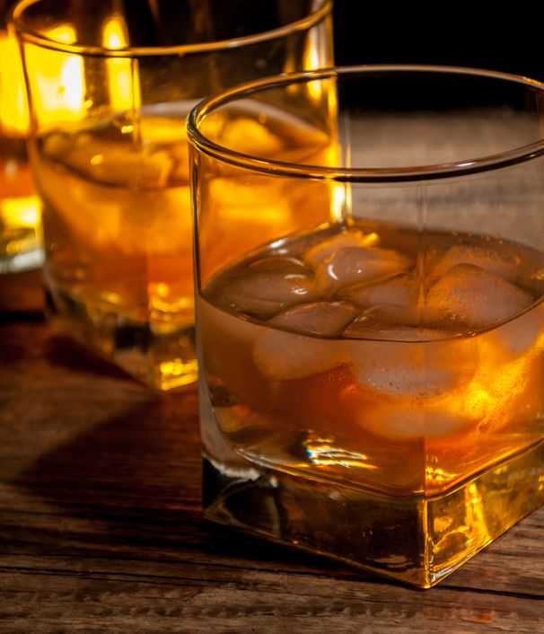 Spiritueux verres de whisky